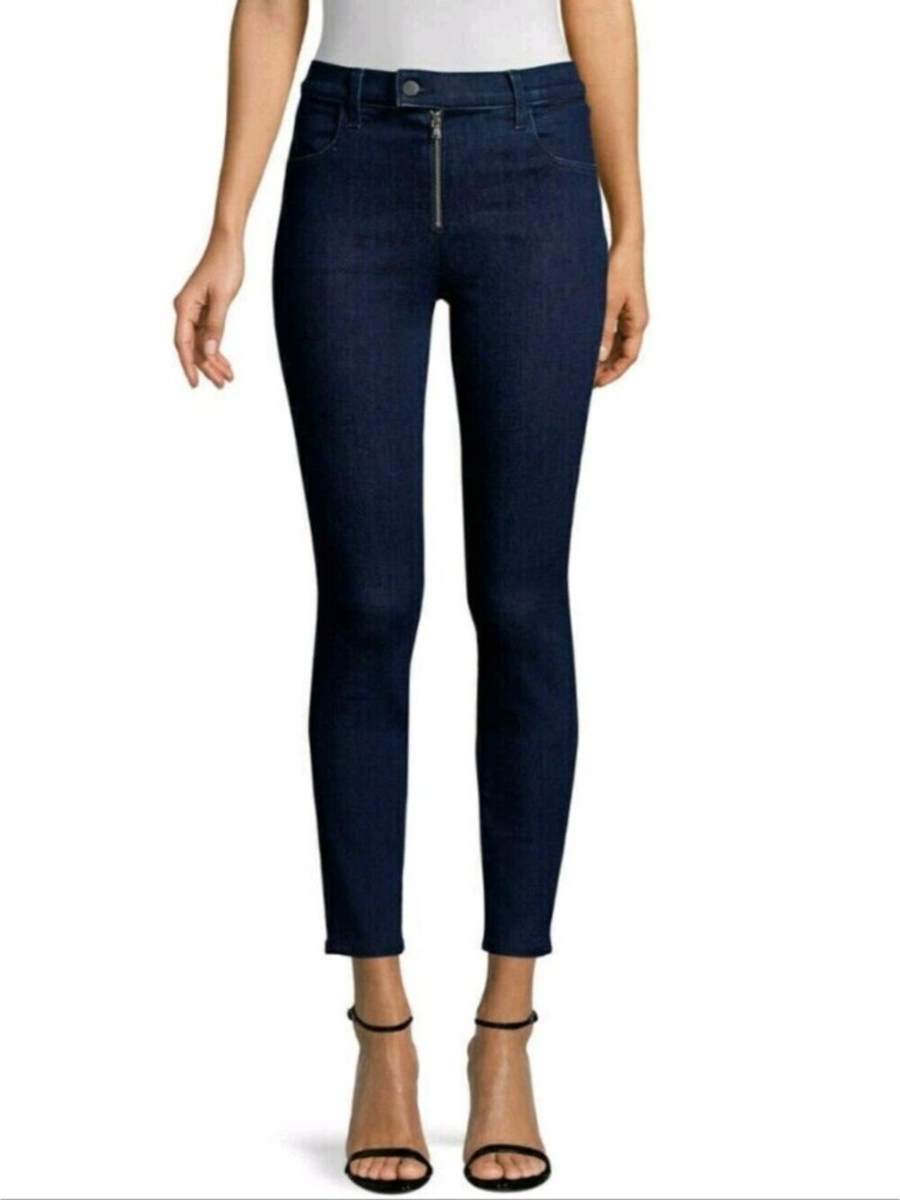 J BRAND | Alana JB001683 High rise Crop Jeans Skinny Whirlwind Blue Sz 27 NWT